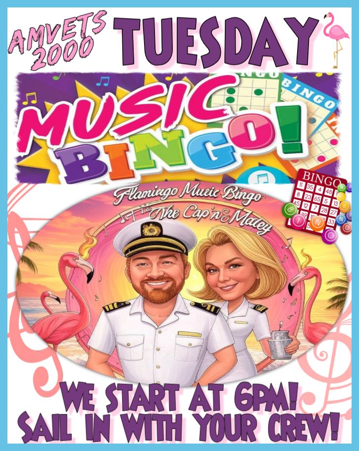 Tuesdays Music Bingo